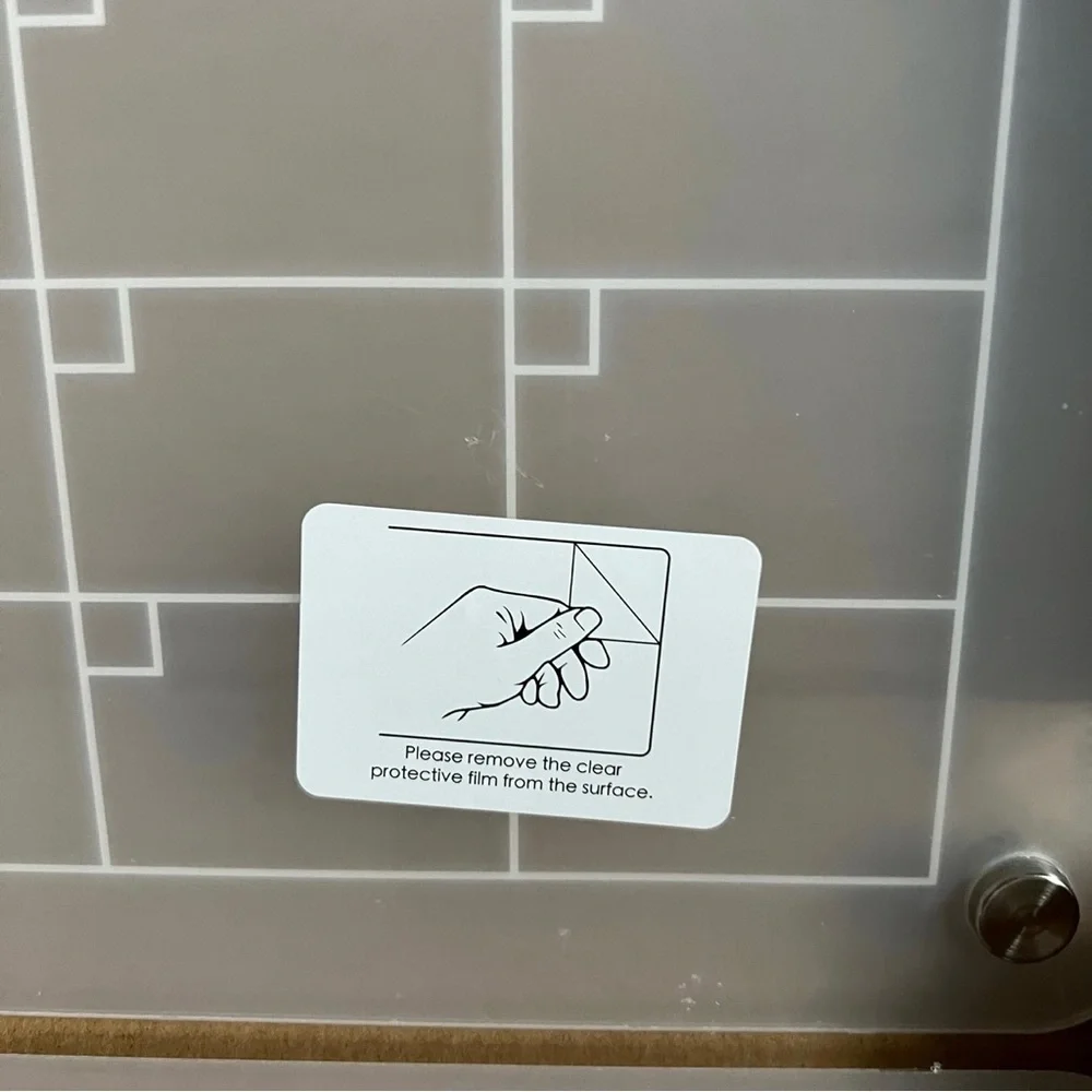 NIB Dry Erase Wall Calendar with Markers and Erasing Cloth